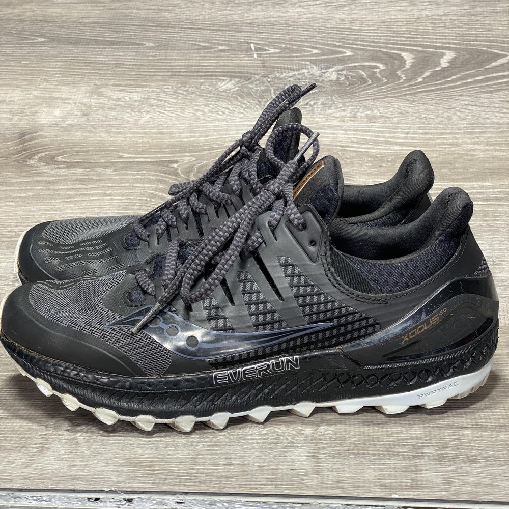 Saucony Xodus ISO‎ Trail Running Shoes Womens 8 Black EVERUN S10449-3 Sneaker